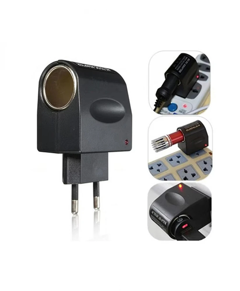 Адаптер-переходник для автомобильных устройств 220V–12V