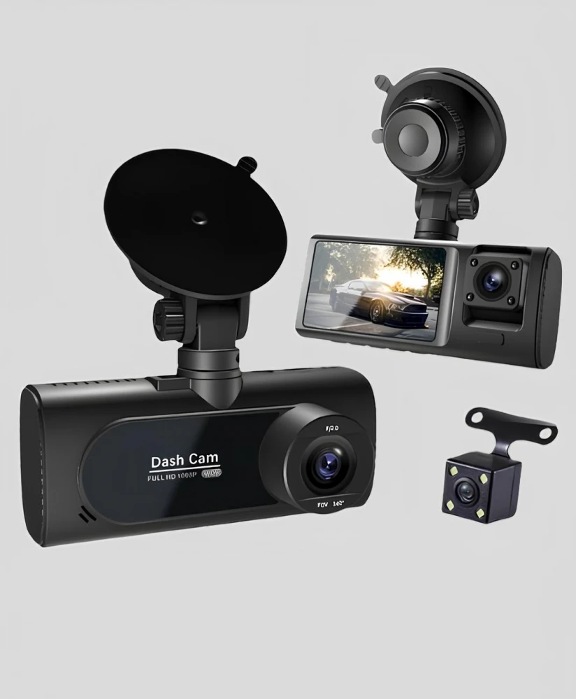 Тройная автомобильная камера DVR (видеорегистратор)