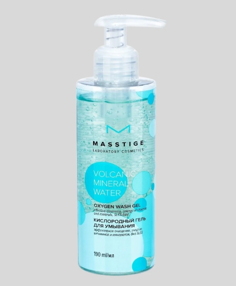 гель для умывания Masstige Volcanic Mineral Water кислородный, увлажняющий 200 мл