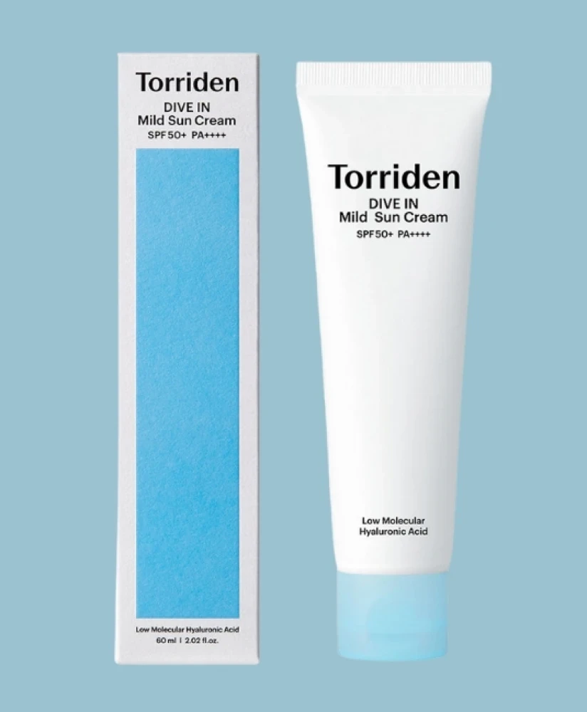 Увлажняющий минеральный солнцезащитный крем Torriden Dive In Low Mild Sun Cream 60мл