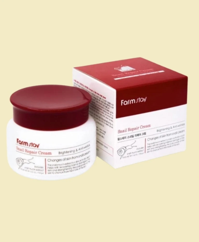 Крем для лица с муцином улитки FARMSTAY Snail Repair Cream 100 мл