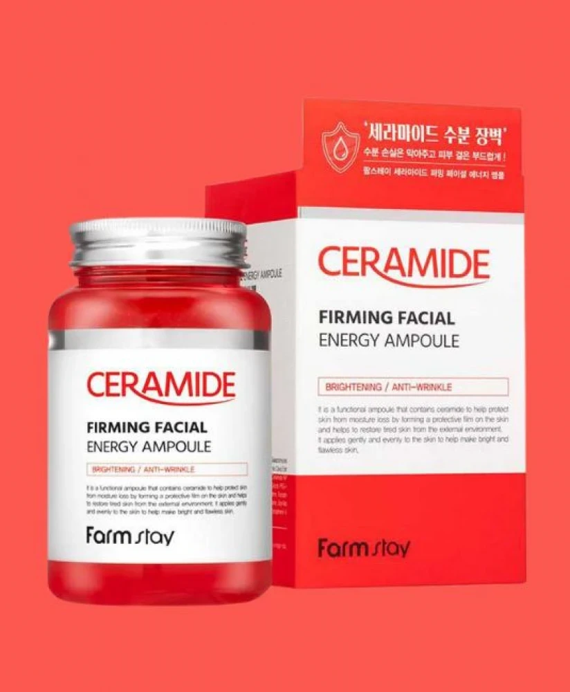 Ампульная сыворотка Farmstay Ceramide Firming Facial Cream Ampoule, 250 мл