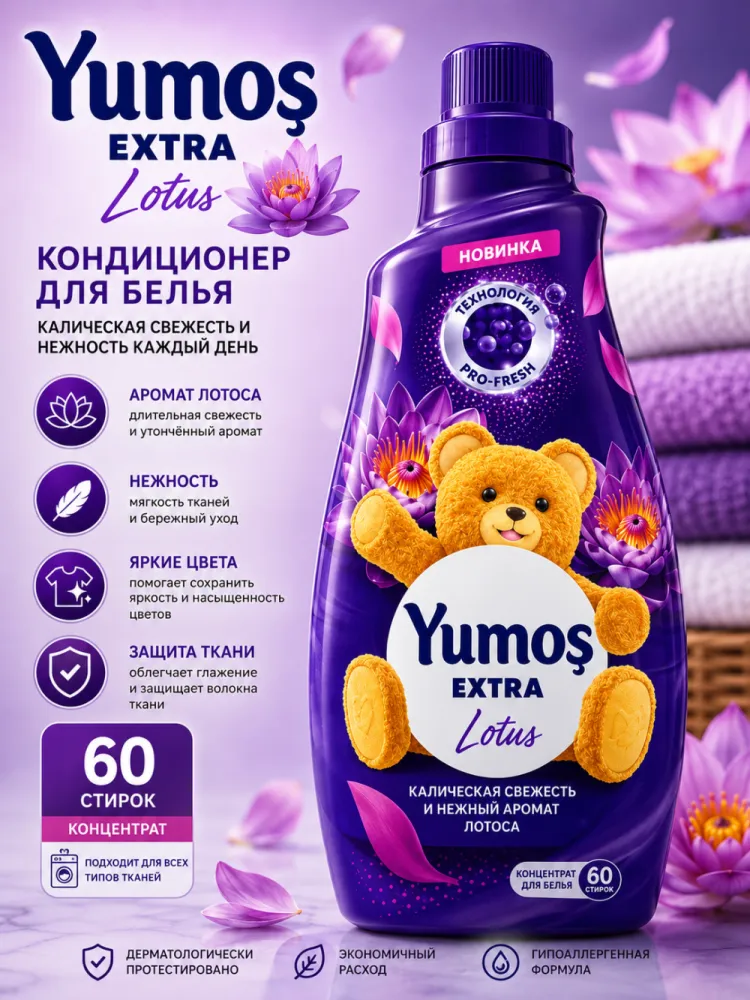 Кондиционер для белья Yumos Extra Lotus