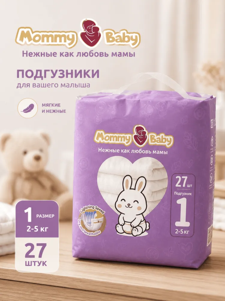Подгузники Mommy Baby 1