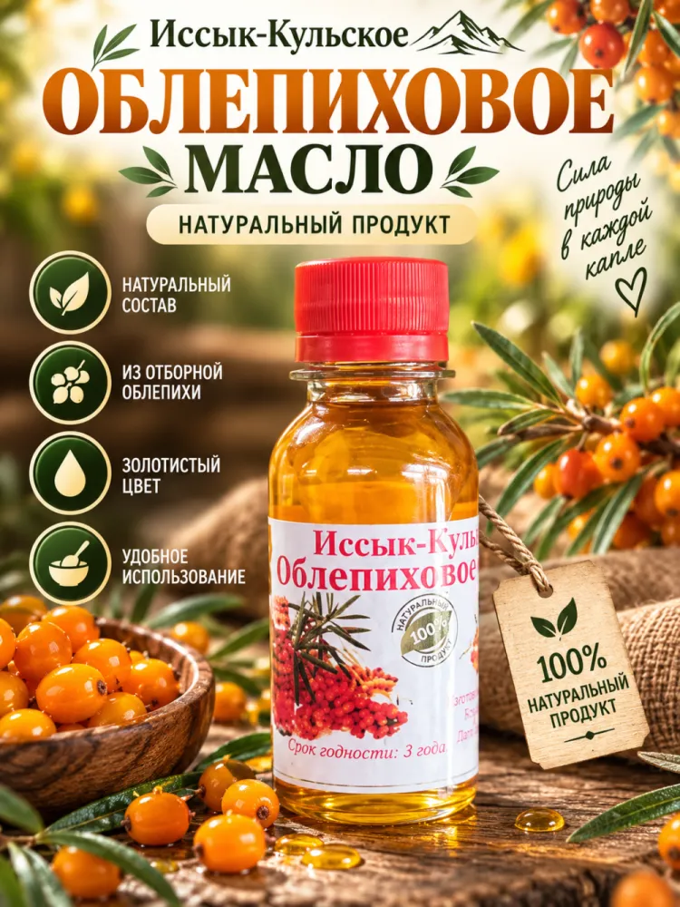 Облепиховое масло Иссык-Кульское