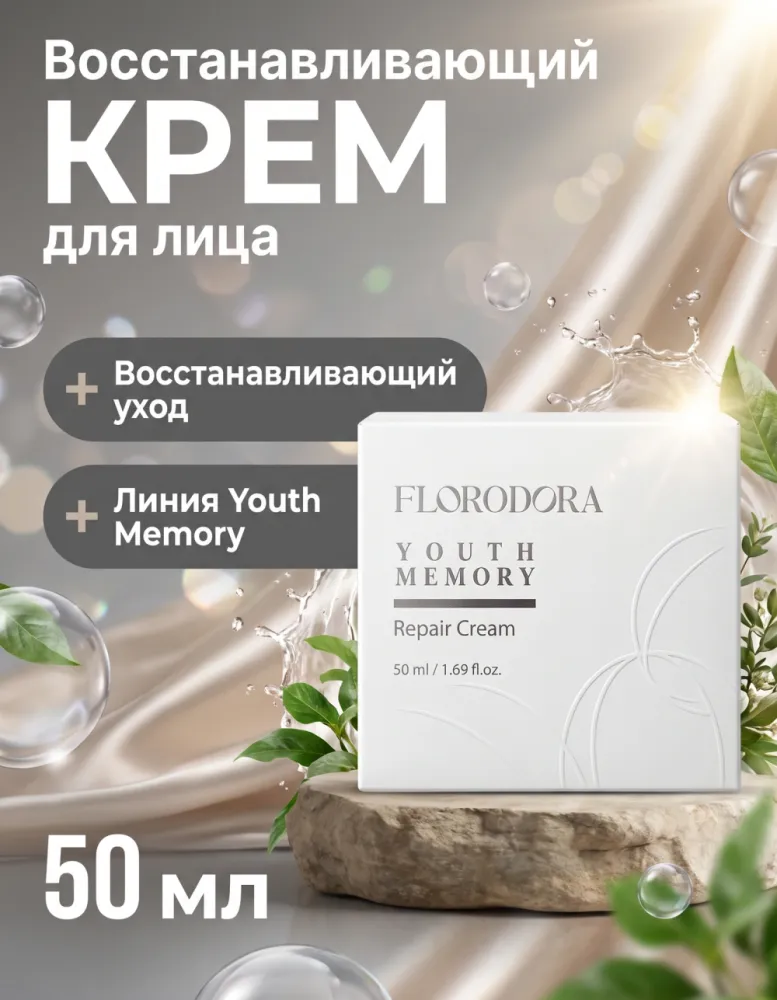 Крем для лица FLORODORA Youth Memory Repair Cream, 50 мл