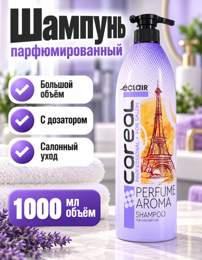 Шампунь Éclair Careal Professional Perfume Aroma 1000 мл