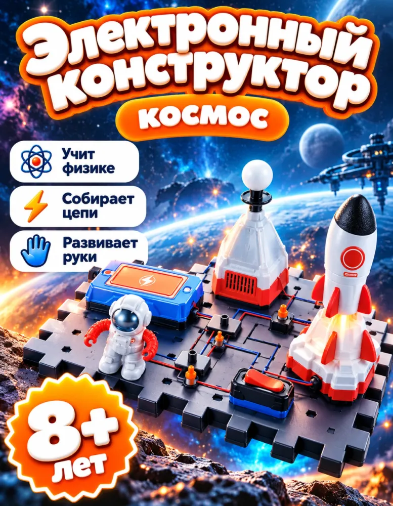 Электронный конструктор Аэрокосмос SD809 STEAM