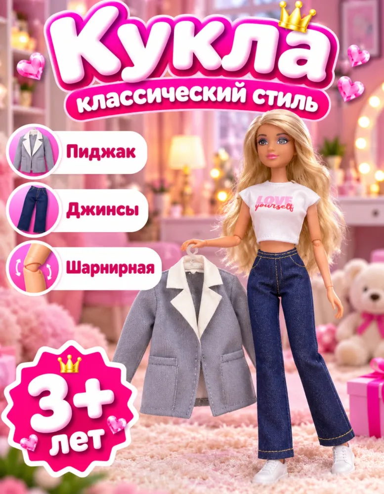 Кукла Anlily Classic Style с пиджаком