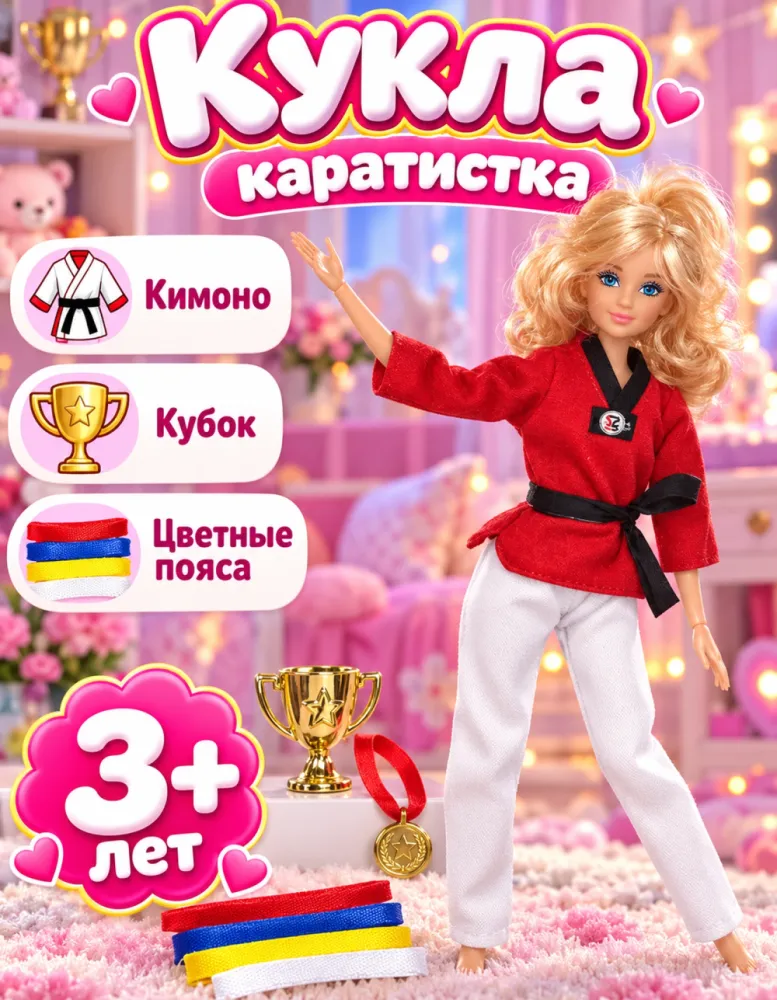 Кукла Defa Lucy каратистка